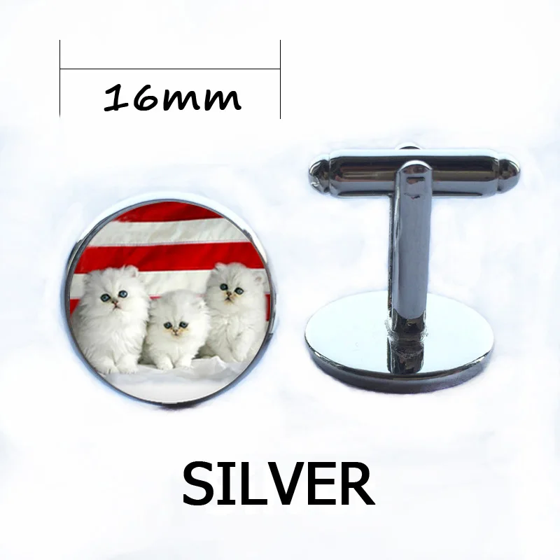 Белые котята круглый кулон чокер ожерелье кошка Белый Кот ювелирные изделия