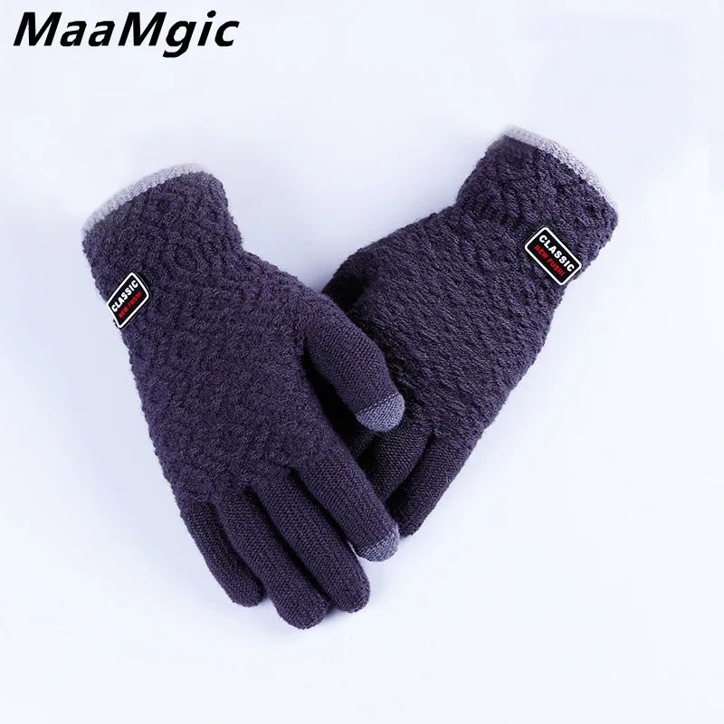 Новинка 2017 Роскошные зимние теплые перчатки унисекс женские и мужские