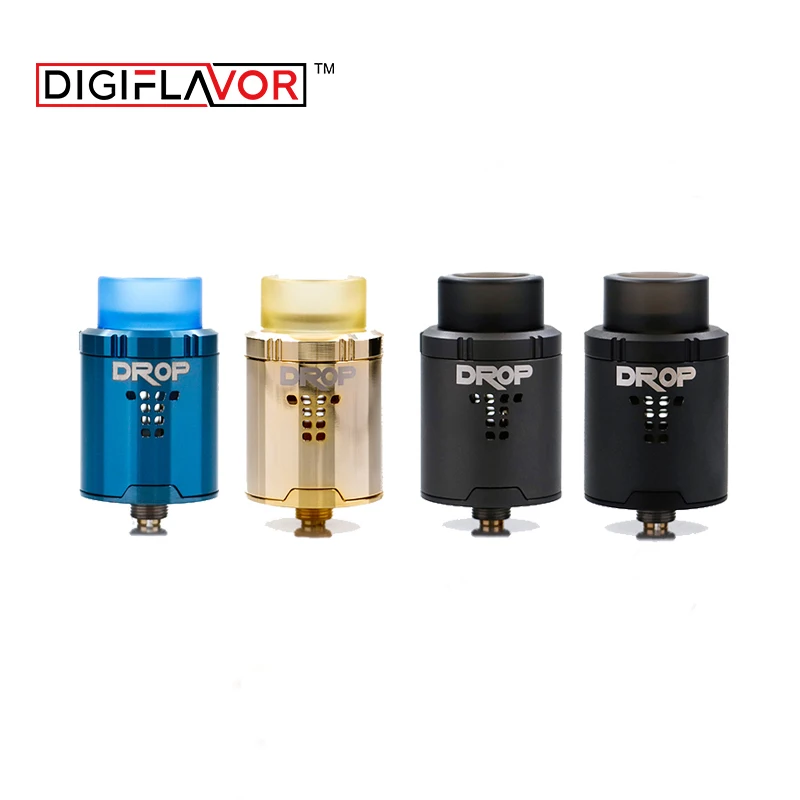 Digiflavor Drop RDA BF squonk 510 pin 24 мм электронная сигарета танк большой пост-отверстия ступенчатый воздушный поток Дизайн VS zeus x