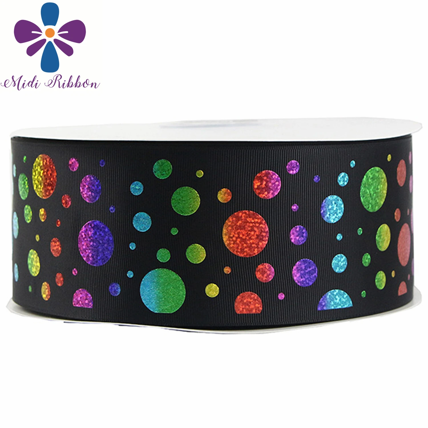 3 дюйма 75 мм радужная голограмма фольга в горошек печатная фотолента