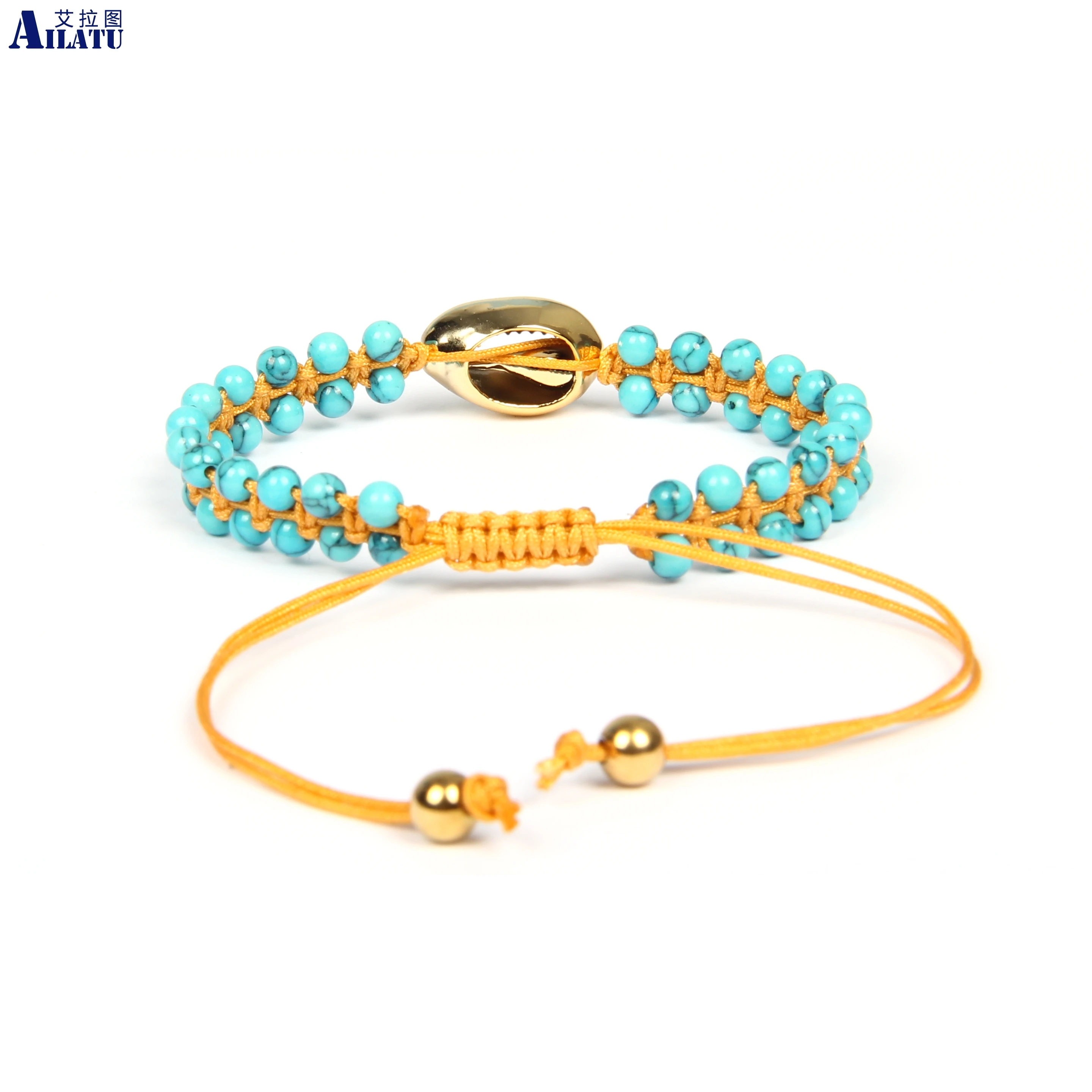 Ailatu горячая Распродажа ручная работа натуральная ракушка двойная вязка