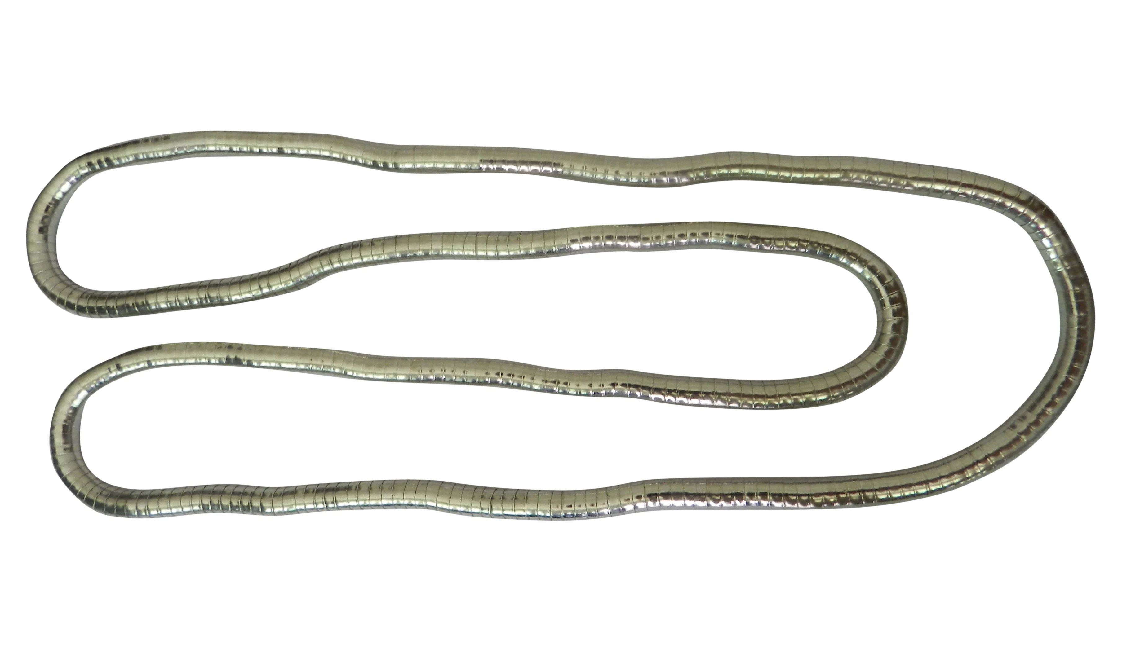 Горячая продажа индивидуальные цвета 8 мм 90 см Железный Гибкий ожерелье змейка 2