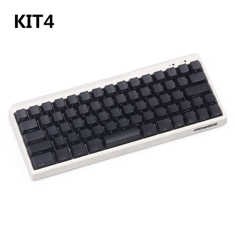 Черная пустая механическая клавиатура pbt filco minila air толстая боковая печать топ с