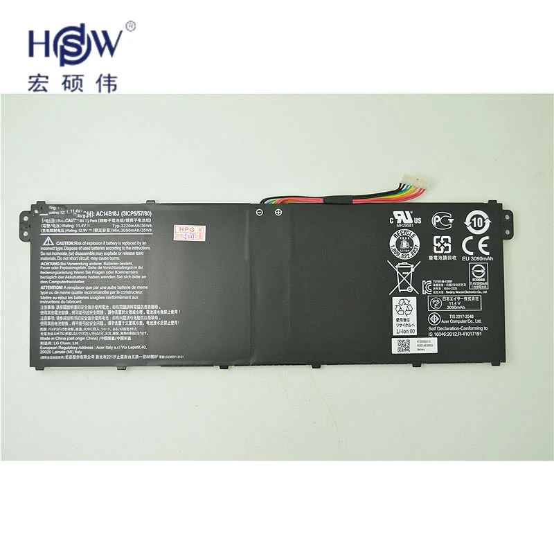 Аккумулятор для ноутбука GZSM 11 4 V 36wh Acer Aspire E3-111 V3-111 V3-111P AC14B8K KT0030G AC14B18J 4ICP5/57/80 |
