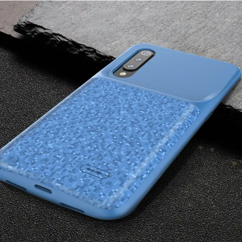 blue 4700 мАч для Xiaomi Mi 9, чехол для зарядного устройства, внешний смарт-чехол для аккумулятора, внешний аккумулятор для Xiaomi Mi 9, чехол для зарядного устройства - Цвет: blue