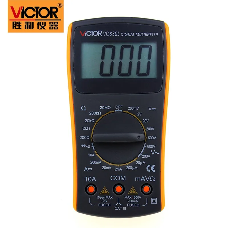 Цифровой мультиметр Victory Instrument VC830L ручной Универсальный ремешок для часов с