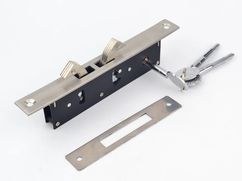 Нержавеющая сталь скользящая дверь/выдвижные ворота DoubleHook lock Stealth для оправы