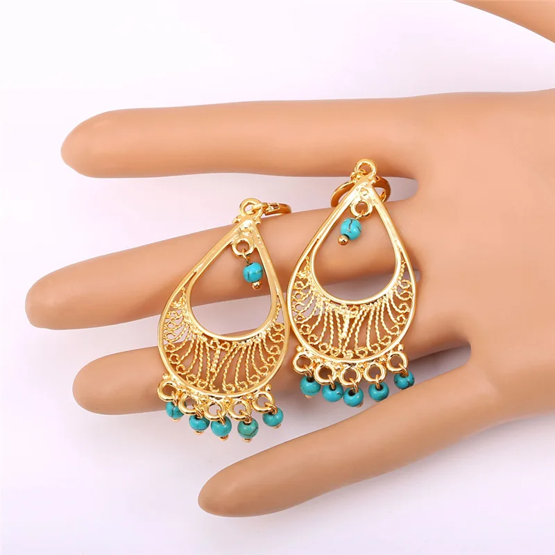 Винтажные серьги турецкие ювелирные изделия кисточки этнический модный стиль