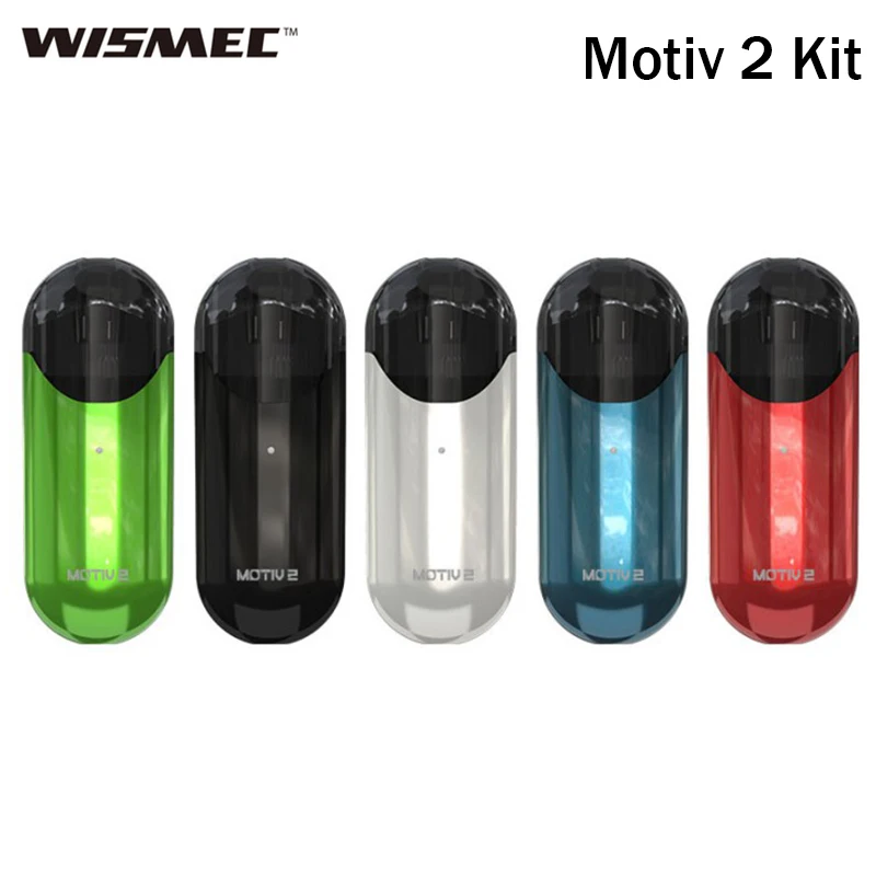 Оригинальный стартовый набор WISMEC Motiv 2 Pod 500 мАч с емкостью мл/3 мл Vape и макс. 10 Вт