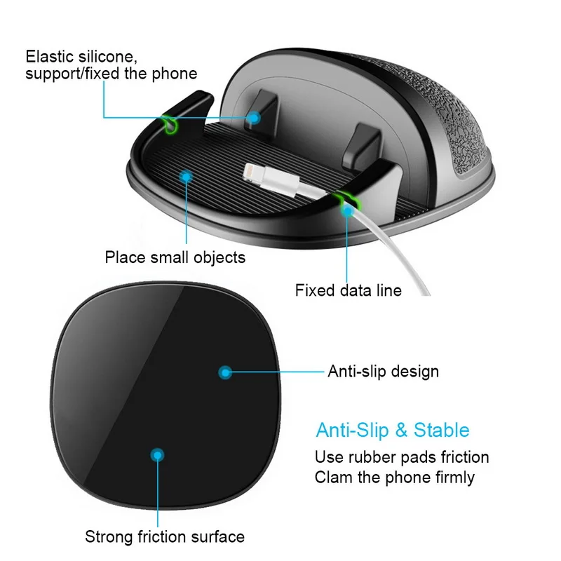 1 шт. Автомобильный держатель для телефона противоскользящая Автомобильная