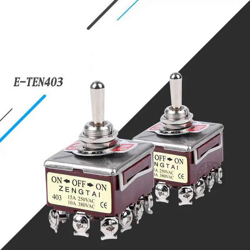 1 шт. SC085 высокое качество тумблер E TEN 403 ВКЛ ВЫКЛ 12PIN 3 шестерни 10A 380V Размер