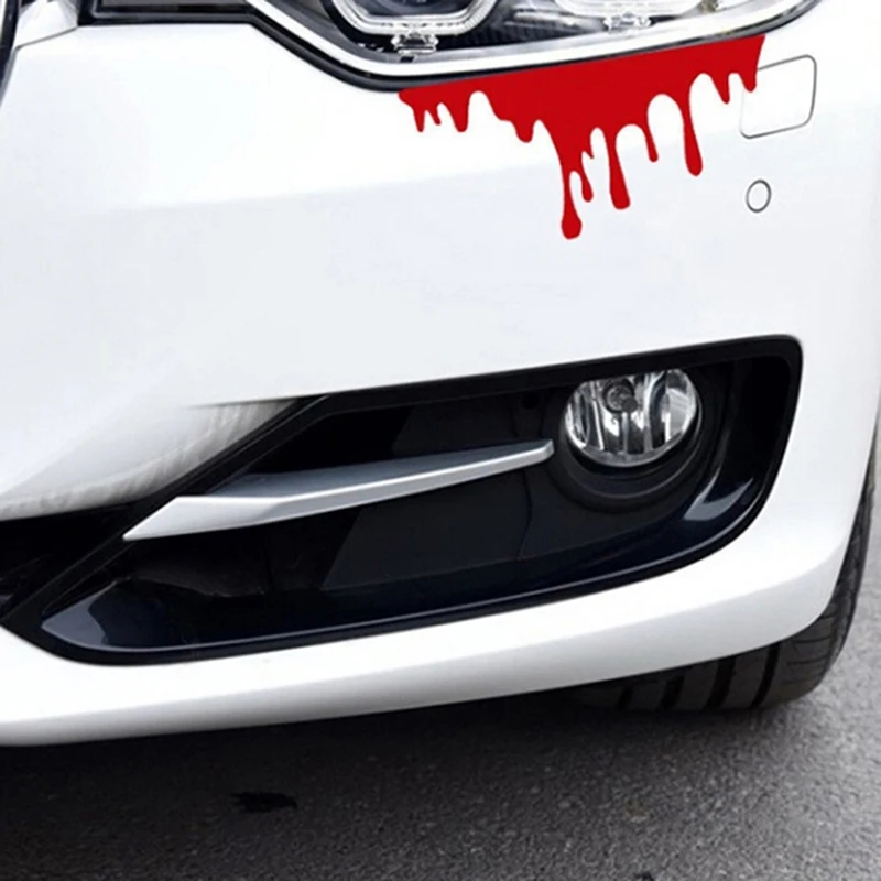 Новые светоотражающие красные автомобильные наклейки в виде крови светильник