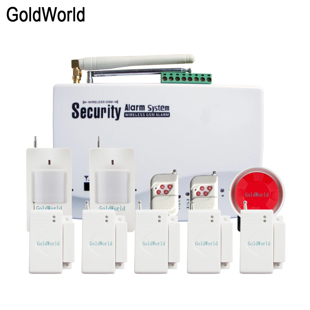 Две антенны GSM охранная домашняя сигнализация Поддержка русского английского