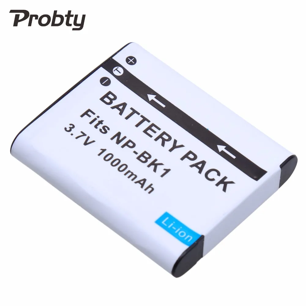 Probty 3 шт. NP BK1 NPBK1 камера батарея + ЖК Зарядное устройство USB для Sony S750 S780 S950 S980 W190 W370