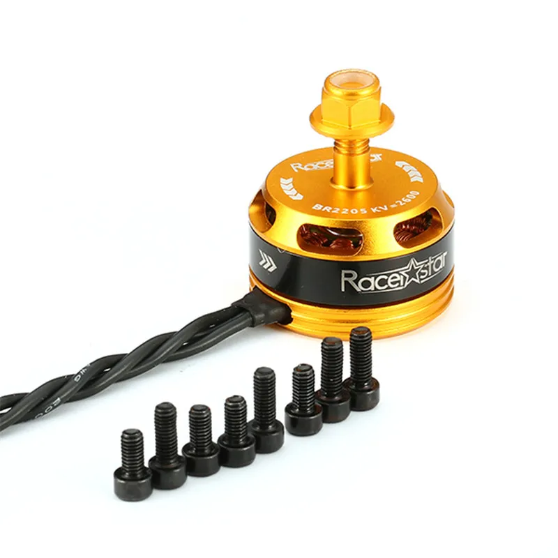 Racerstar Racing Edition 2205 BR2205 2600KV 2 4S бесщеточный двигатель CW/CCW желтый для QAV250 ZMR250 260|ccw|ccw