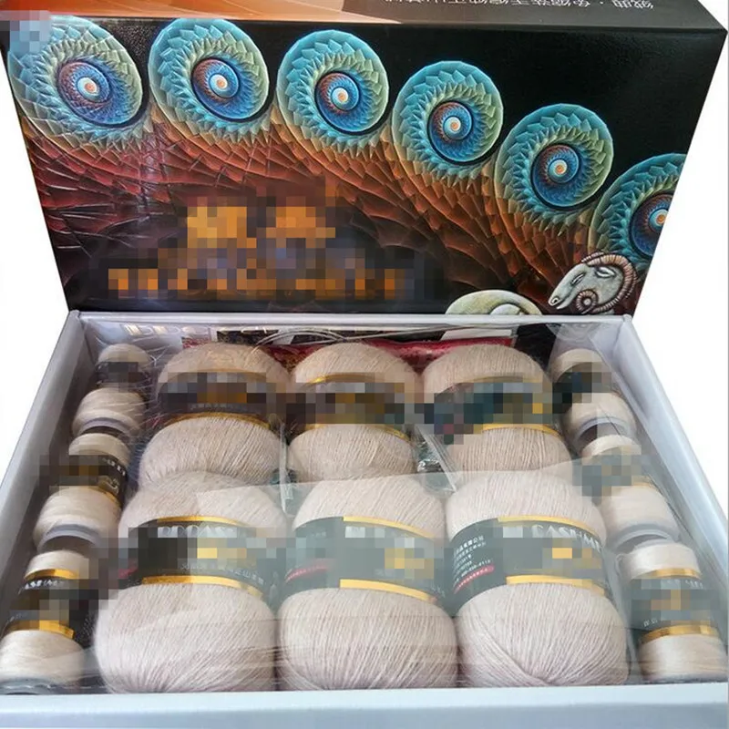 Лучшее качество 100% монгольский кашемир ручной вязки пряжа шерсть кашемировая