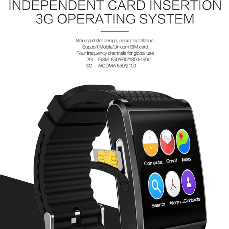 KINYO умные часы для мужчин 3g SOS Smartwatch Android фитнес трекер gps навигация Смарт наручные