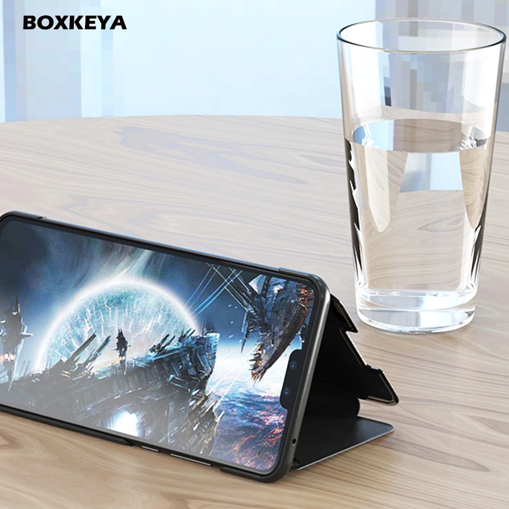 Зеркальный чехол для Samsung Galaxy A8s кожаный чехол-книжка с подставкой M10 M20 A10 A20 A30 A50 S10