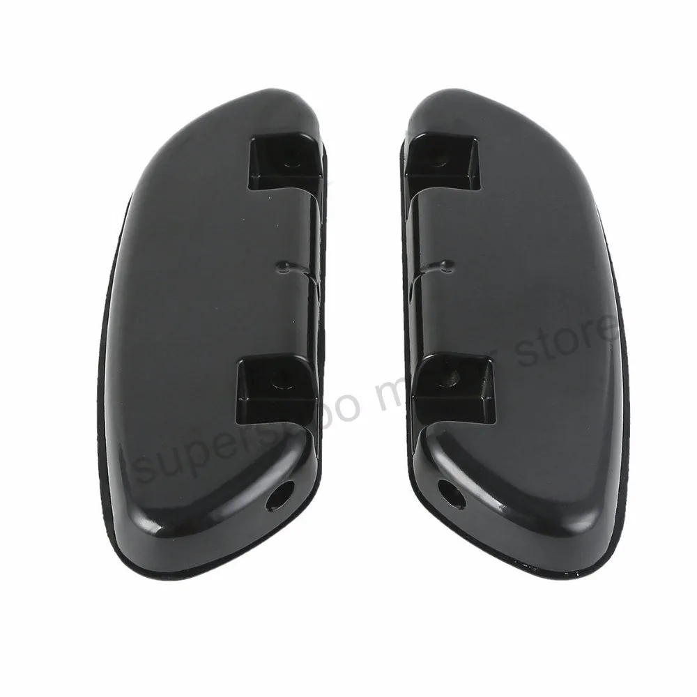 Для harley черный доски резиновая оптимизировать пассажирские половицы для Electra Street