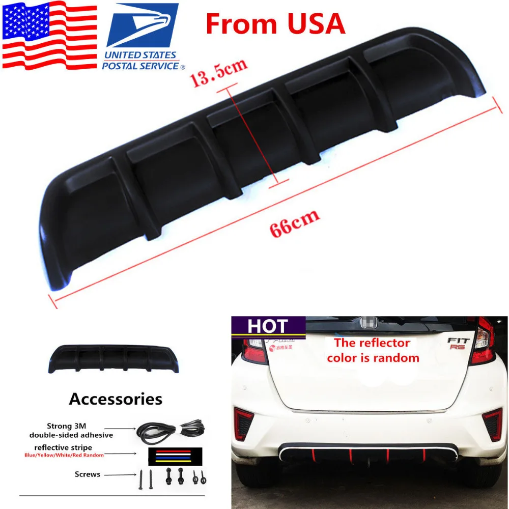 25 &quotx 5&quot матовый черный Автомобильный задний Акулий плавник изогнутый аддон