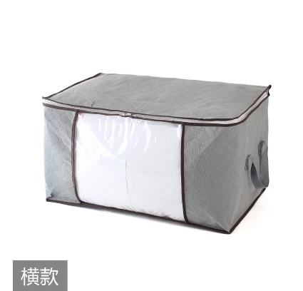 32x60x38cm Серый M-XL Размер Складная Сумка Для Хранения Одежды Одеяло Подушка Одеяло Гардероб Свитер Коробка Сумка Организатор Шкаф Помощник 63992 - Цвет: 32x60x38cm