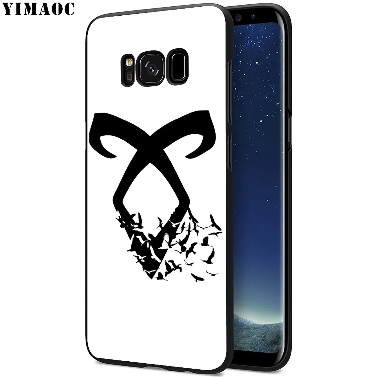 YIMAOC Mortal Instruments City Of Bones Soft Case for Samsung Galaxy A6 A9 A8 A7 2018 A3 A5 2016 2017 Note 9 8 10 Plus Lite | Мобильные