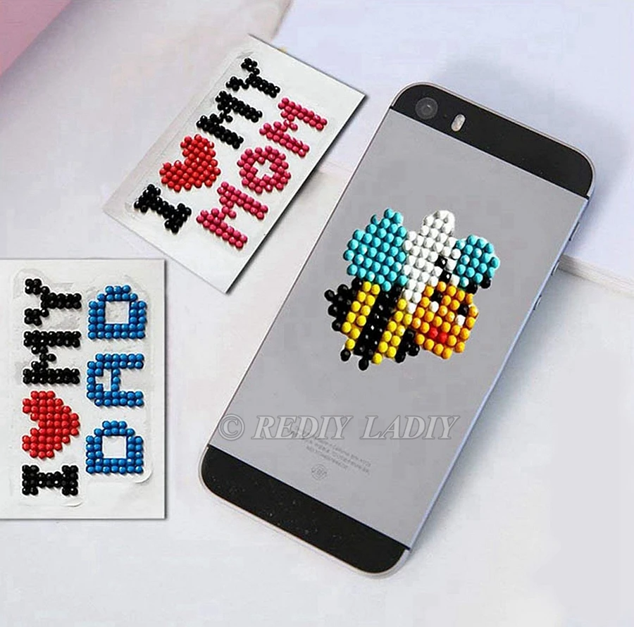 Алмазный стикер мультяшка животные мозаичный узор Круглый алмаз, кристалл вышивка Счастливого Рождества подарок алмазная живопись для детей