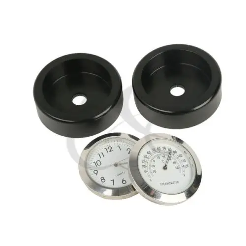 Мотоциклетные часы на лобовое стекло с температурным циферблатом для Harley Honda Suzuki