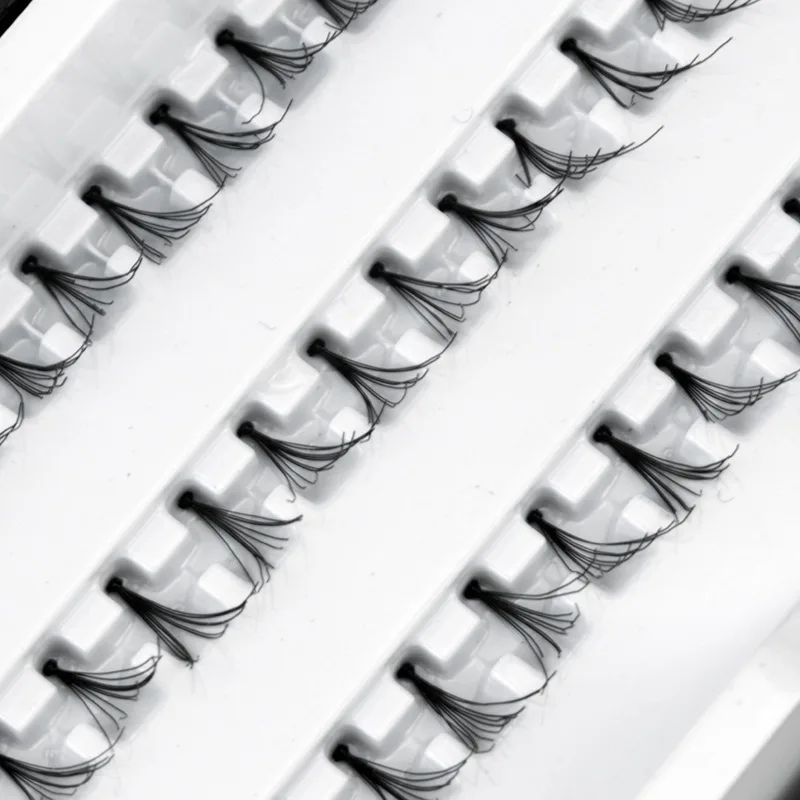 

60 Pcs/Set Professional Makeup Thick Individual Cluster Eye Lashes Grafting False Eyelashes Extension Tool Free Shipping