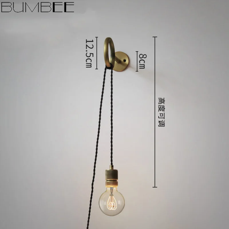 Светодиодный настенный светильник в стиле ретро индастриал американская