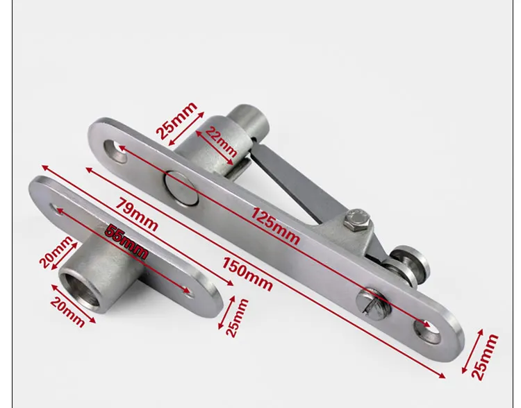 Дверной вал из нержавеющей стали невидимые петли автоматическое закрытие с