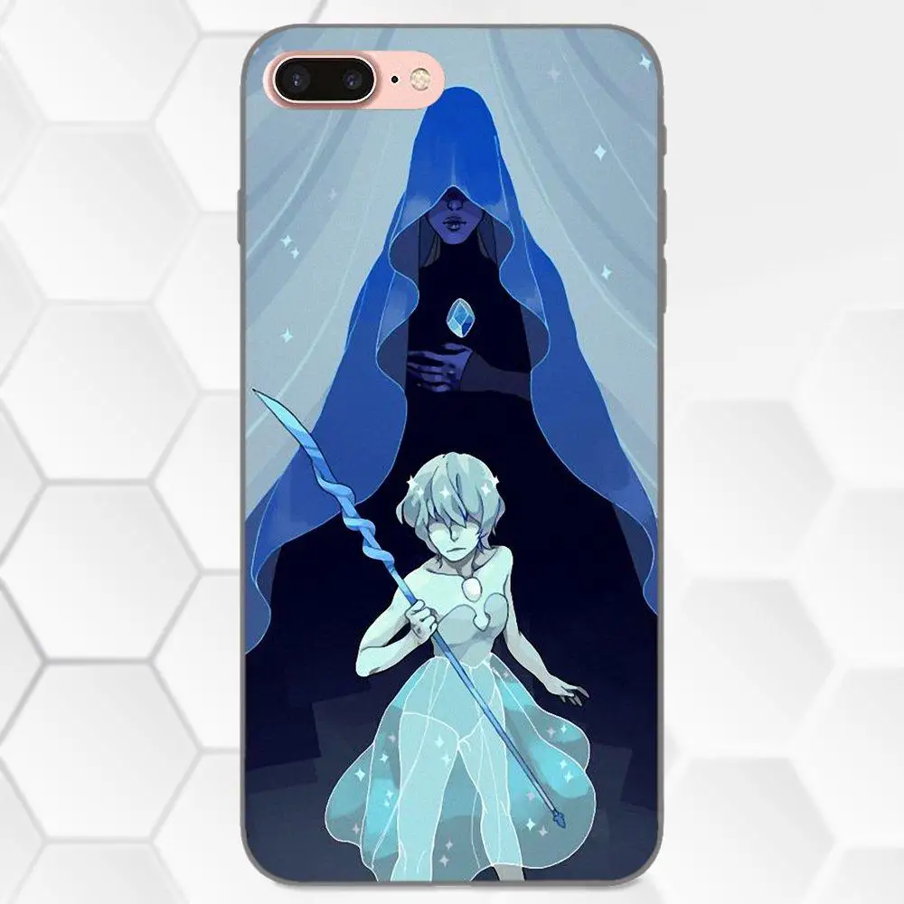 Уникальный Чехол черный ТПУ Стивен Вселенная Рубин Аметист для Samsung Galaxy A3 A5 A6 A6s A7