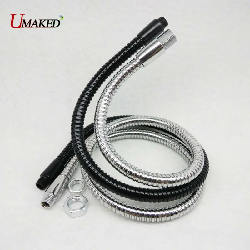 3 шт. led gooseneck диаметр 8 мм Универсальный шланг Аксессуары для светодиодного освещения железная труба для настольной лампы Гибкий хромированный держатель