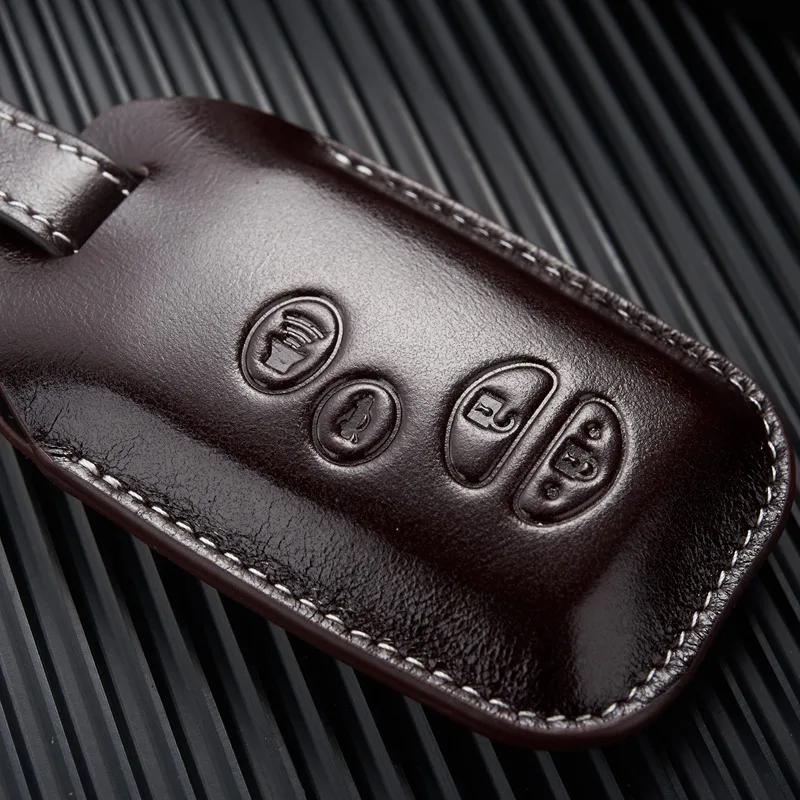 Кожаный чехол для автомобильного ключа с дистанционным управлением Toyota LC200 Land