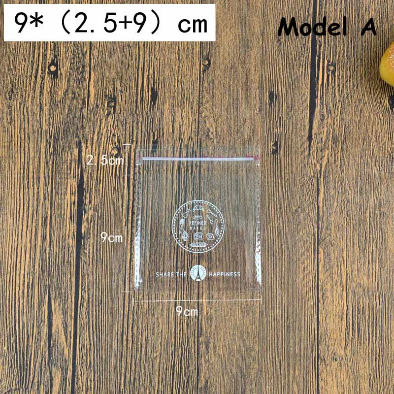 Пищевая упаковка для хлеба Opp тостов обертка липкого рта прозрачная пищевая