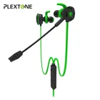 Игровые наушники Plextone G30 с микрофоном, наушники с шумоподавлением и басами с микрофоном для телефонов и компьютеров