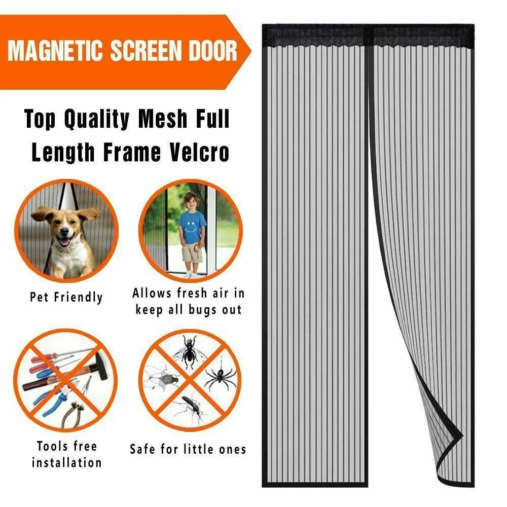 Летние анти москитные и летающие насекомые жуки сетчатые шторы Магнитная Дверь