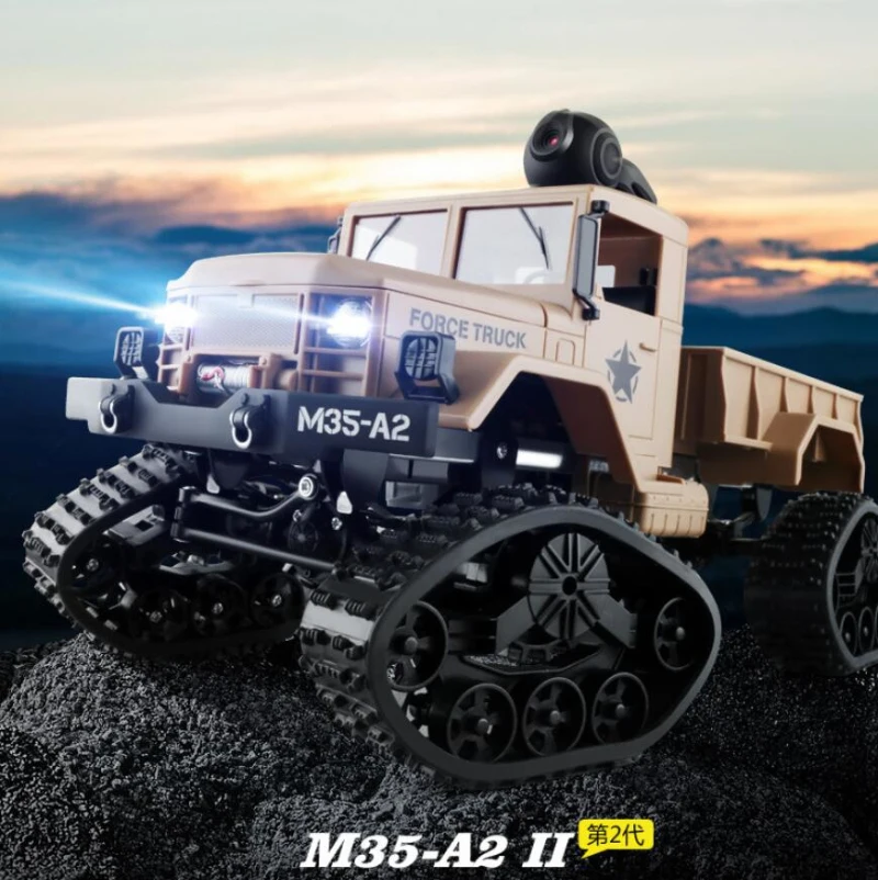 Новейший Электрический радиоуправляемый грузовик FPV с Wi-Fi 2 4G 4WD для скалолазания 3