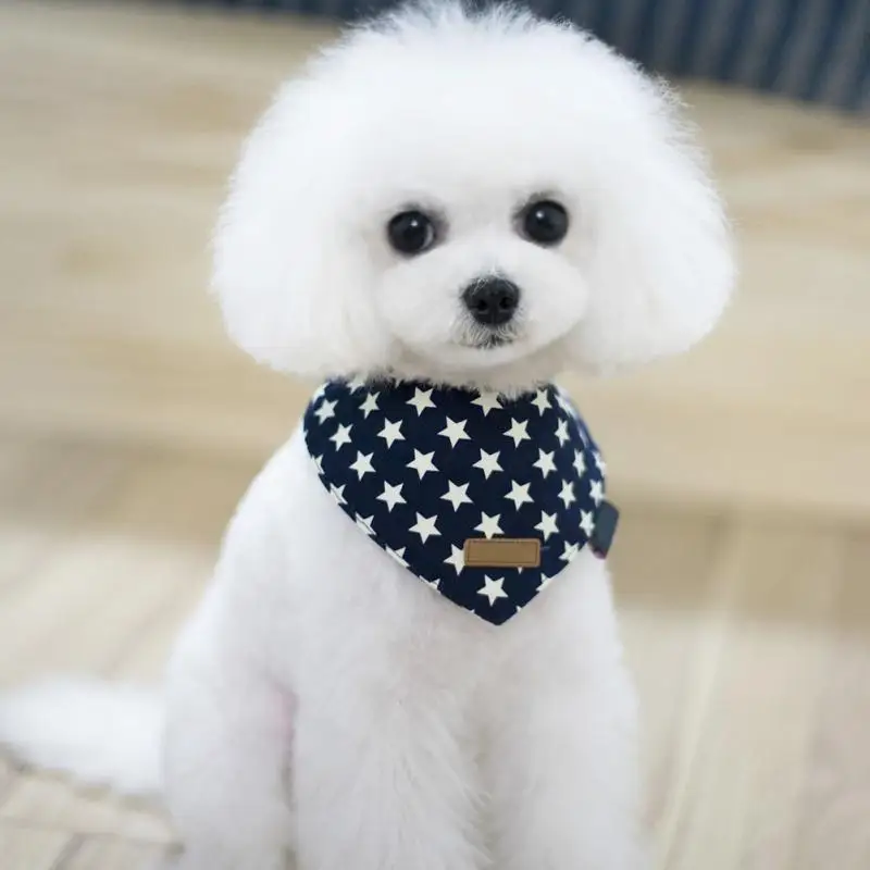 Ошейники Регулируемый собака кошка ошейники для щенков Шарф Пейсли шейный