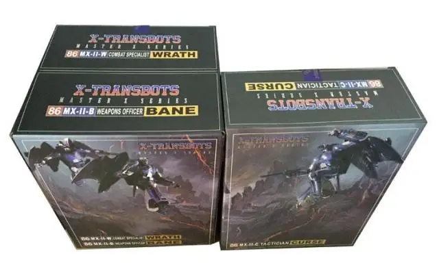 [Горячая Распродажа] [Show. Z Store] X Transbots MX II Curse Wrath и Bane набор из 3 фигурок