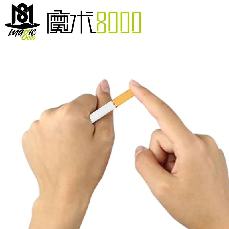 Волшебные трюки сигареты исчезают невероятные крупным планом волшебный трюк