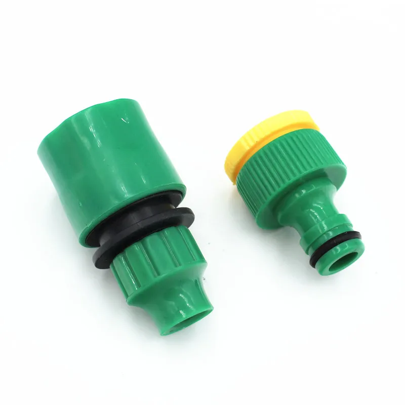 

10pcs Thread Tap Connector With 1/4" and 3/8" Quick Connector Connection At The Beginning Of Microtubing Hose End Connector
