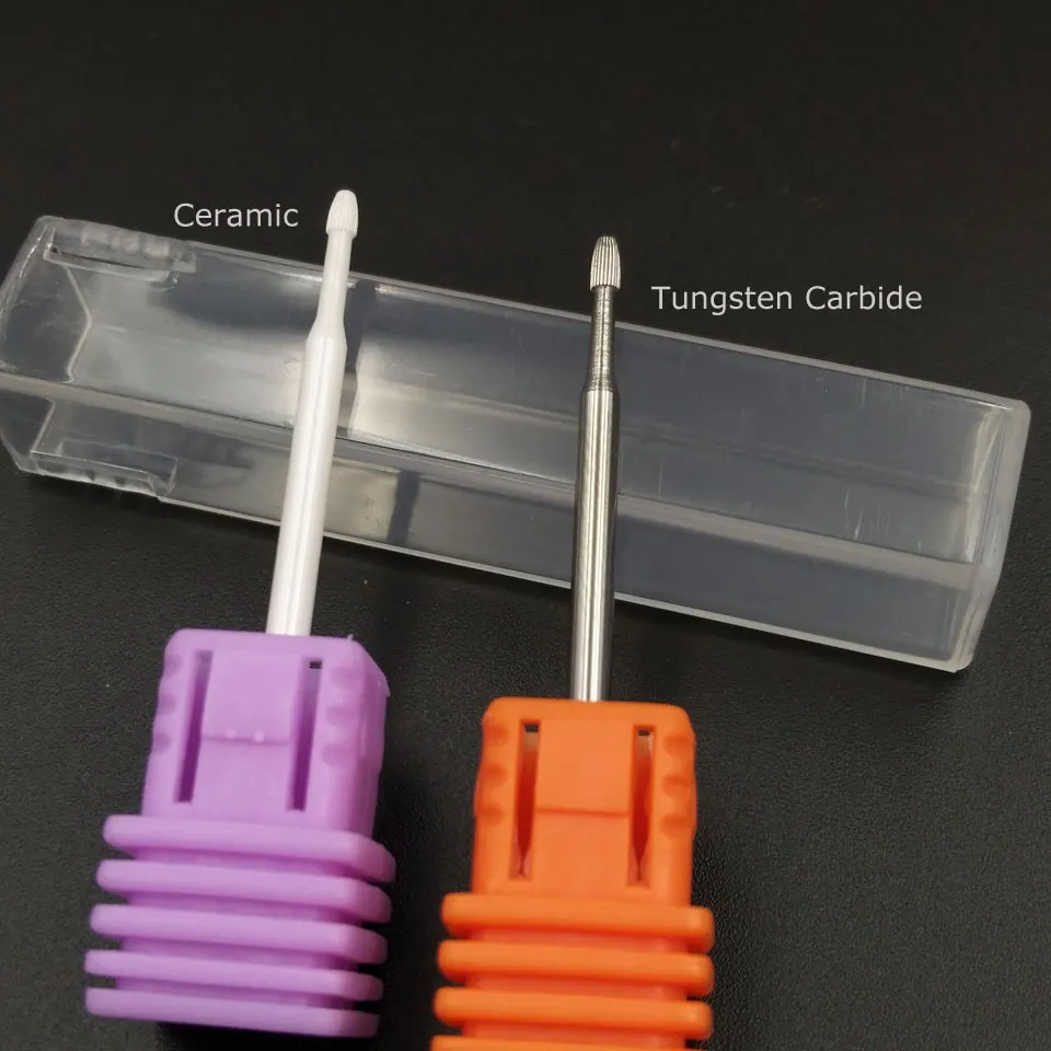 HYTOOS 2 типа сверло для очистки кутикулы вращающееся ногтей фреза маникюра