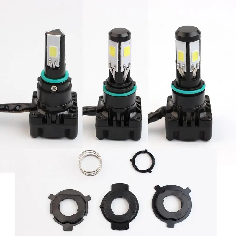 H4 H6 Привет Низкий COB мотоцикл светодиодный налобный фонарь для мотоцикла