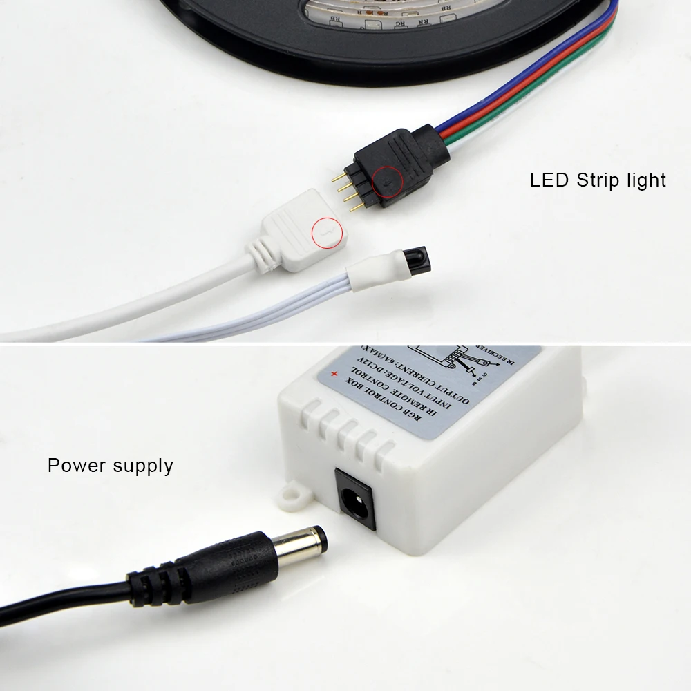 SMD 2835 5050 Светодиодная лента RGB 5 м 10 украшение дома веревка лампа с пультом