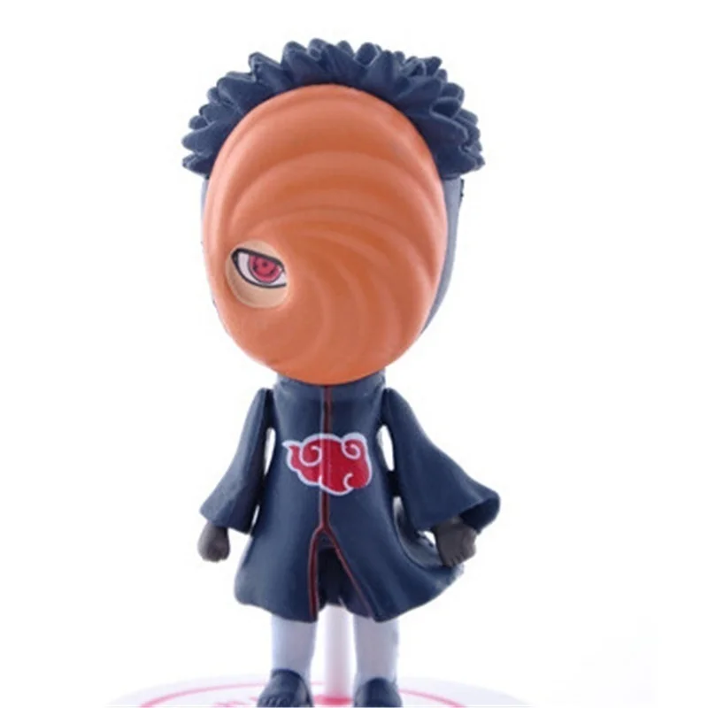 Obito A 23 стиля Наруто Фигурки игрушки для детей Акацуки деидара ПВХ Саске Какаши Итачи Гаара Коллекционные Фигурки Сакура 8 см - Цвет: Obito A