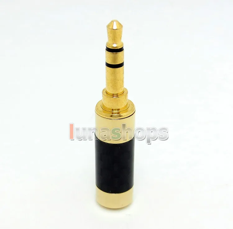 

LN004385 Straigt Gold 3.5mm 3 poles Male stereo phono Metal Shell DIY Solder Adapter