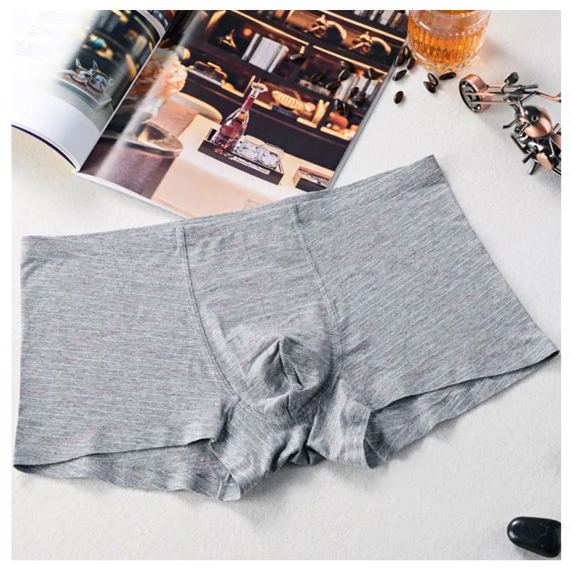 Мужское нижнее белье мужские боксеры шорты высококачественный хлопок модал