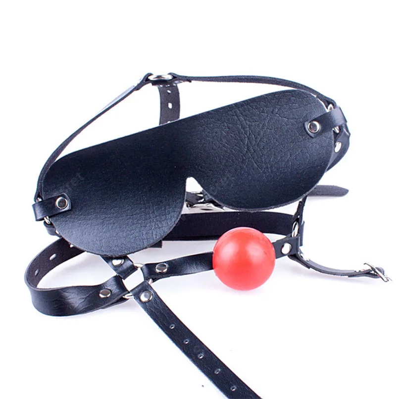 Силиконовые шарики кляп для открытия рта с повязкой на глаза ремни головы