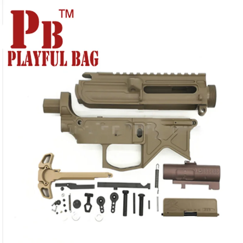 sand PB игривый Сумка Гель-шарик guns бластер для BD556 конкурентоспособная основной модификации тела нейлон оболочка сборочный комплект - Цвет: sand